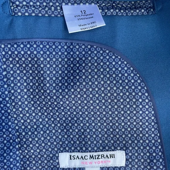 Isaac Mizrahi Vibrant Blue Pants and Blazer